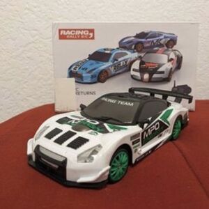 Green & White Drift Car